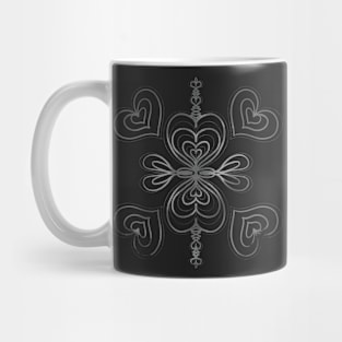 Grey Valentine Mug